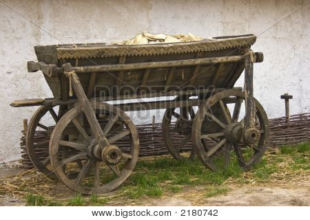 Alte traditionelle ukrainische Telega