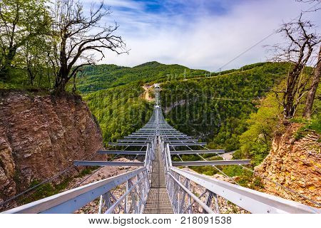 Skypark Aj Hackett Sochi, Adler, Russia - May, 2016.