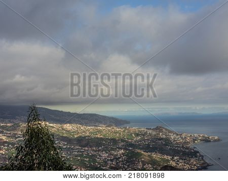 the coasline and the nature of the Island of madeira