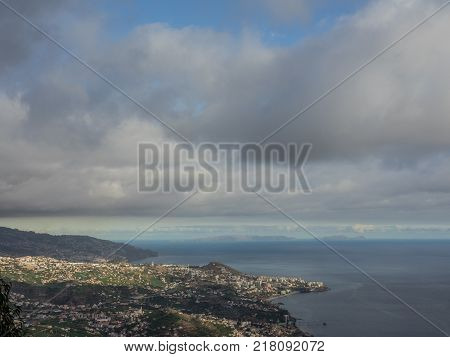 the coasline and the nature of the Island of madeira