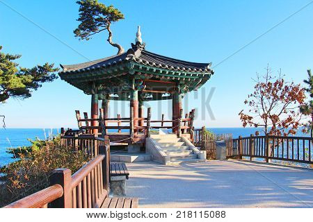 Naksansa temple with nature in South Korea