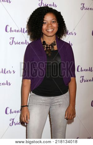 LOS ANGELES - DEC 10:  Mma-Syrai Alek at the Chandler's Friends Toy Drive & Wrapping Party  at Los Angeles Ballet Academy on December 10, 2017 in Los Angeles, CA
