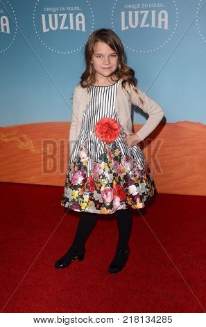 LOS ANGELES - DEC 12:  Raegan Revord at the Cirque du Soleil Presents LA Premiere Event Of 