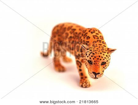 Jaguar eristetty valkoinen