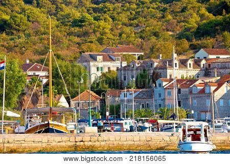 Colorful Harbor Of Zlarin Island