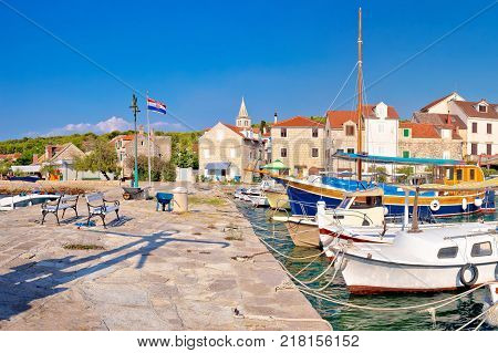 Colorful Harbor Of Zlarin Island