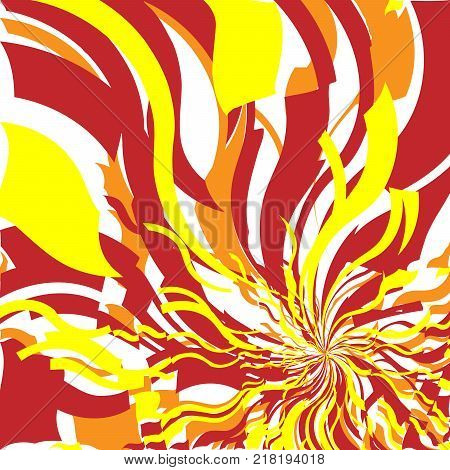Bright Red and Orange Fire Abstract Background, Flame Pattern, Stylized Fire, Fire Sign Background, Sunlight Abstract Orange Wave Background