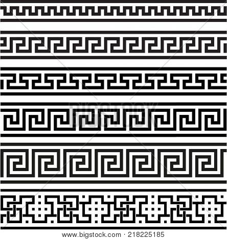 Greek seamless ornament vector background for print
