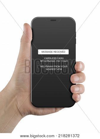 Hand Holding Cellphone