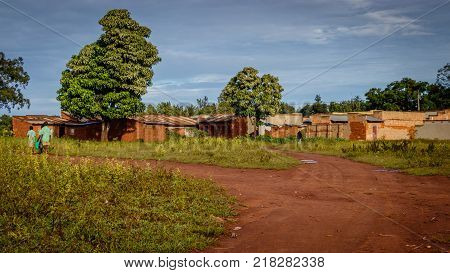 The small town of Kolonyi near Mbale in Uganda.