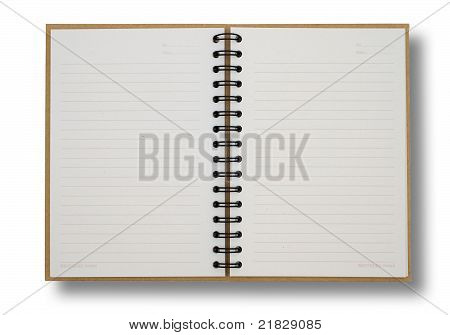 Carta riciclata Notebook aperto