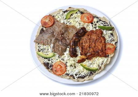 Tlayuda の肉