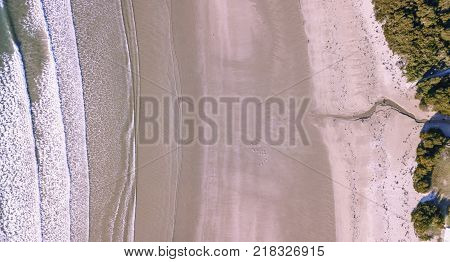 Greens Beach From Above, Located Near Launceston, Tasmania