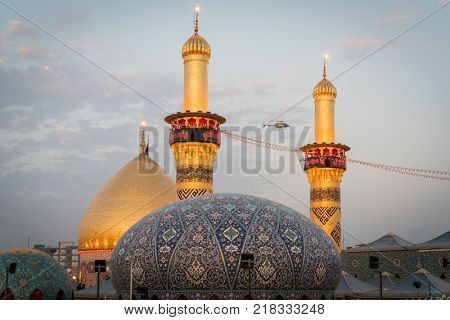 Shrine of Imam Hussain ibn Ali in Karbala Iraq