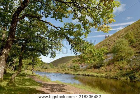 Path in Doone Valley, Exmoor, North Devon