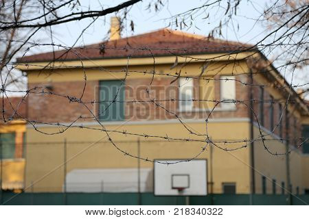 Bright Window Of A Ancient Fortress