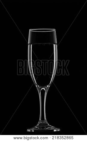 Wine glass for drinking wine in good company
