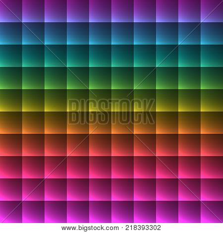 Abstract Colorful Squarel Background Texture vector illustration