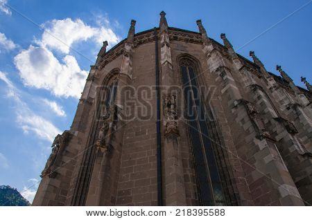 Saxon historical church in Transylvania, Brasov town, Romania, called The Black Church.