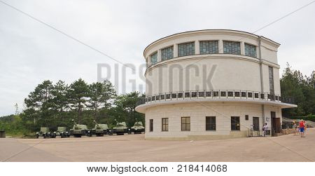 SEVASTOPOL, CRIMEA - JUNE 14, 2014: Diorama 
