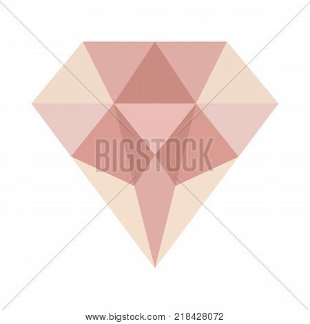 Diamond Icon Symbol Design. Vector illustration isolated on white background