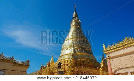 Sandamuni Pagoda in Mandalay Myanmar on Sandamuni Pagoda is a Buddhist stupa located southwest of Mandalay.