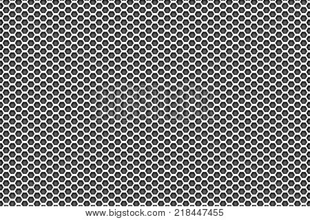 white to black pattern background with pentagons