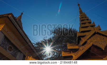 Sandamuni Pagoda in Mandalay Myanmar on Sandamuni Pagoda is a Buddhist stupa located southwest of Mandalay.