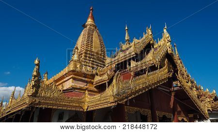 Sandamuni Pagoda in Mandalay Myanmar on Sandamuni Pagoda is a Buddhist stupa located southwest of Mandalay.
