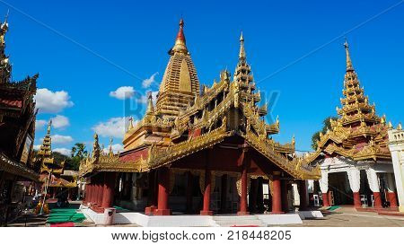 Sandamuni Pagoda in Mandalay Myanmar on Sandamuni Pagoda is a Buddhist stupa located southwest of Mandalay.
