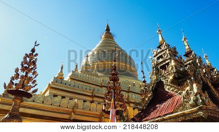 Sandamuni Pagoda in Mandalay Myanmar on Sandamuni Pagoda is a Buddhist stupa located southwest of Mandalay.