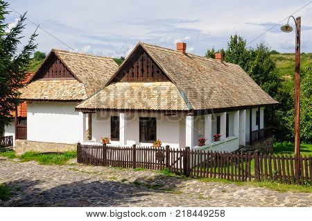 A traditional Paloc farmhouse in the UNESCO World Heritage village - Holloko, Hungary