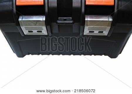 Tool box on a white background. Construction and repair.