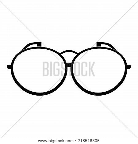 Optical eyeglasses icon. Simple illustration of optical eyeglasses vector icon for web