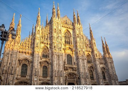 Interer Of Gallery Vittorio Emanuele Ii In Square Of Duomo In Milan,  Italy.