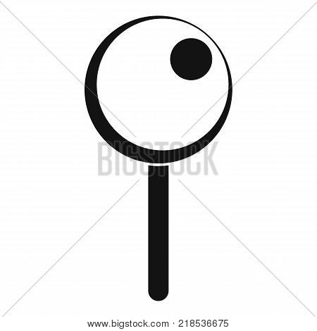 Attachment pin icon. Simple illustration of attachment pinvector icon for web