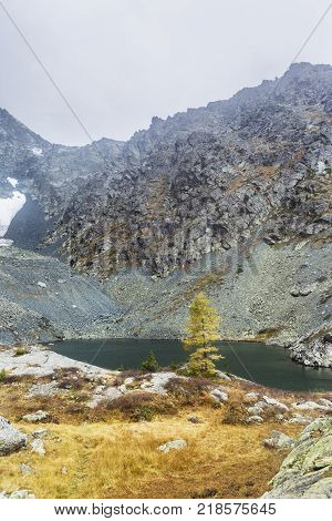 Katunsky Ridge. Altai Mountains Landscape.