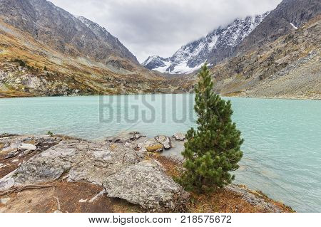 Katunsky Ridge. Altai Mountains Landscape.