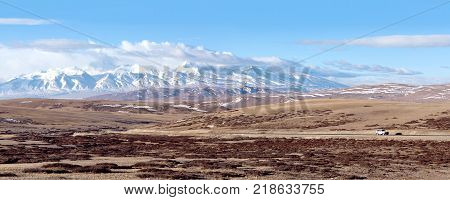 Himalaya Mountain Landscape In Tibet Autonomous Region Of China