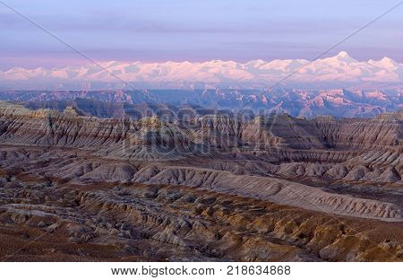 Earth Forest Geopark In Ngari, Tibet