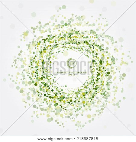 Abstract Technology Background With Various Technological Elements. Vector Illustration.