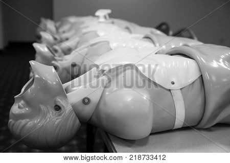 human body mold beige color for first aid training fashionable mannequin from plastic 3d fashion model art