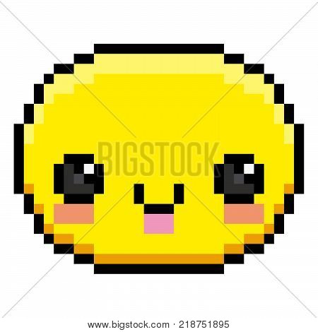 Vector Winking Face Isolated On White Background