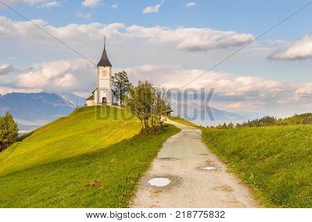 Saints Primus And Felician Church In Jamnik.