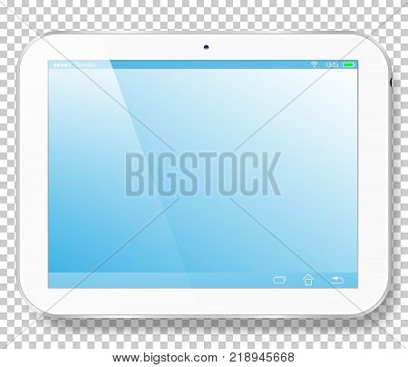 Realistic tablet computer to present your application design