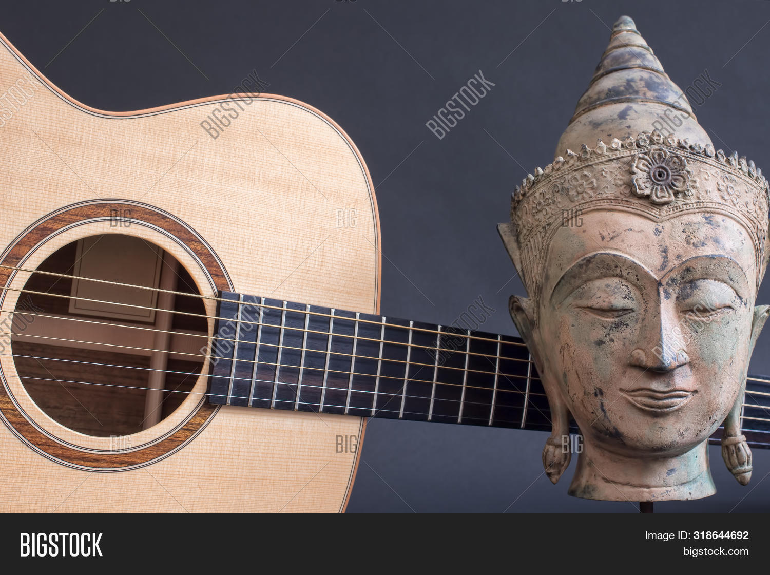 Buddha Guitar. Image & Photo (Free Trial) | Bigstock