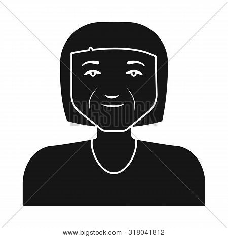 Vector Illustration Of Woman And Face Icon. Set Of Woman And Adult Stock Vector Illustration.