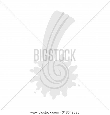 Isolated Object Of Milk And Splash Symbol. Set Of Milk And Drink Stock Symbol For Web.
