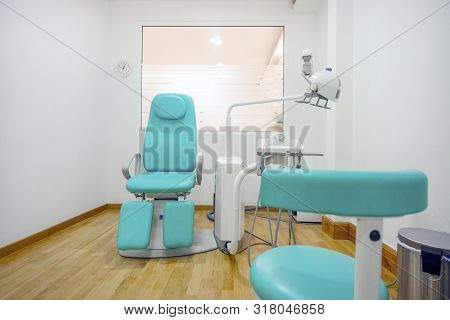 Specialistic Chair In The Modern Podologist Office