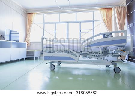 Patient Beds In Modern Hospitals.